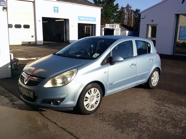 2007 (07) Vauxhall Corsa 1.2i 16v Club Hatchback 5dr Petrol Manual (139 g/km, 79 bhp)