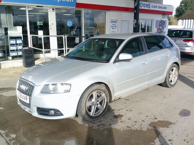 2008 (08) Audi A3 2.0 TDI S line Sportback 5dr Diesel S-Tronic Automatic (157 g/km, 140 bhp)