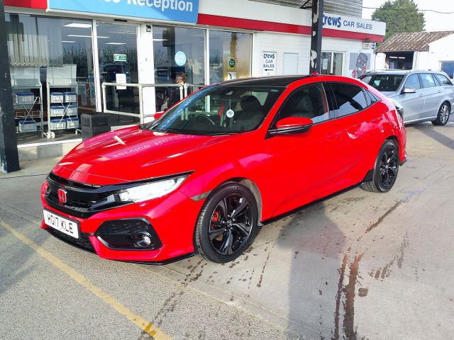 2017 (17) Honda Civic 1.5 VTEC Turbo Sport Hatchback 5dr Petrol CVT Euro 6 (s/s) (182 ps)