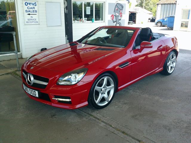 2012 (61) Mercedes-Benz SLK 1.8 SLK200 BlueEfficiency AMG Sport Edition 125 Convertible 2dr Petrol G-Tronic+ Euro 5 (s/s) (184 ps)